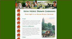 Desktop Screenshot of irishhorsedrawncaravans.com