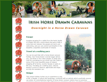 Tablet Screenshot of irishhorsedrawncaravans.com